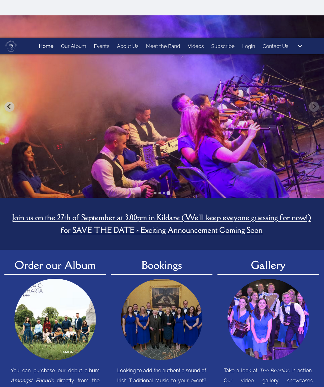The Beartla Ó Flatharta Céilí Band
